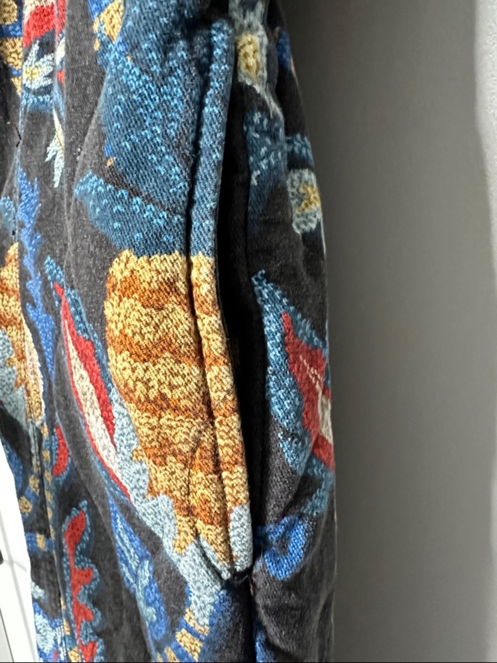FARM Rio Black Floral Printed Jumpsuit with Blue, Red & Yellow Accents - Picture 10 of 11